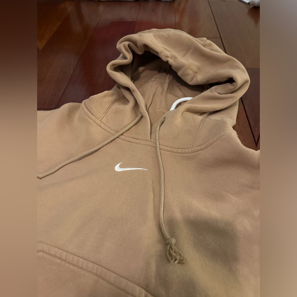 Nike Phoenix oversized Hoodie in tan